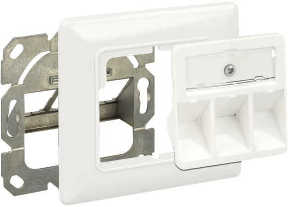 Delock 86194 - RJ-45 - Sidabrinis,Baltas - 80 mm - 25.8 mm - 80 mm