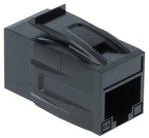 Delock Keystone Modul RJ45 Buchse > RJ45 Buchse Cat.6A UTP juodas