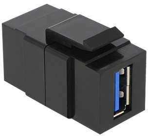 Delock Keystone USB3.0 A moteriška > USB3.0 A moteriška