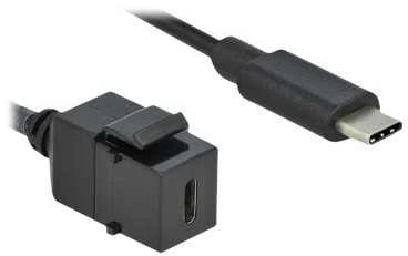DELOCK Keystone modulis USB 3.0 C moteriai > USB 3.0 C kištukas su laidu