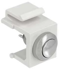 DELOCK Keystone Drucktaster baltas