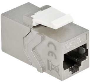 Delock DELOCK Keystone Modul RJ45 Buchse zu RJ45 Buchse Cat.6A