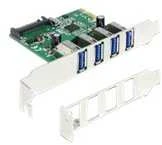 „Delock PCI Express“ kortelė > 4 x USB 3.0