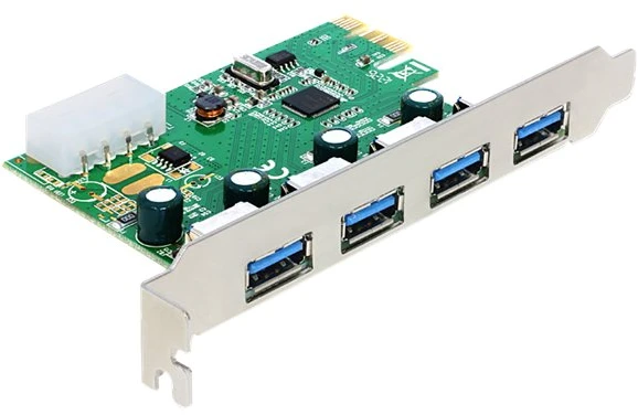 Delock PCI Express kortelė -> USB 3.0 4 prievadų NEC