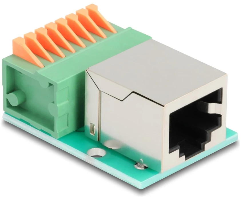 Delock RJ45 lizdas su mygtuku Cat.5e