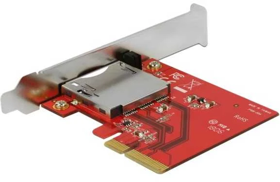 „Delock Karta PCI-E“ su 1x išoriniu CFexpress/XQD lizdu (91748)