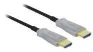 Delock optinis HDMI kabelis su pilkomis jungtimis