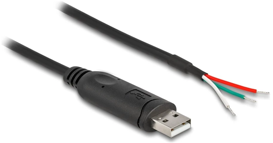 Delock Kabelis adaptera USB 2.0 Typu A do szeregowego RS-485 3 x otwarte antgaliai kabla 0,5 m (64242)