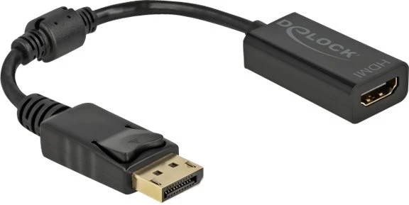„Delock“ adapteris „DisplayPort 1.1“, pasyvus juodas HDMI lizdas