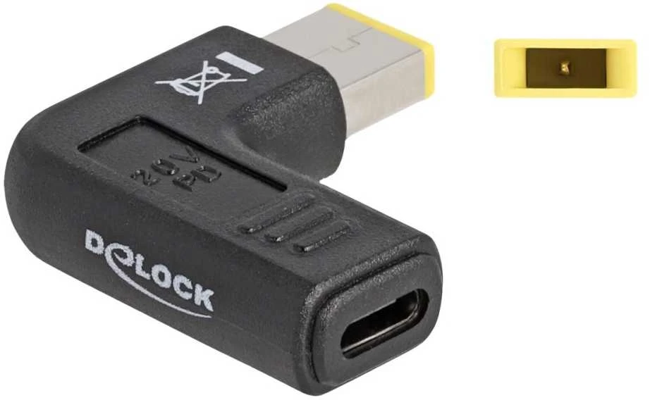 ADAPTER DO KABLA ZASILAJĄCEGO LAPTOPY USB-C(F)->LENOVO 11X4.5MM(M) DELOCK