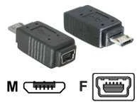 DELOCK Adapteris USB micro-B kištukas prie mini USB 5 kontaktų lizdo