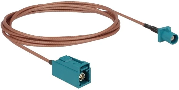 Kabelis Delock Antenowy 1 m ruda (90005)
