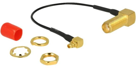 Delock DeLOCK Ant. 90° mėlynas >MMCX St 10cm