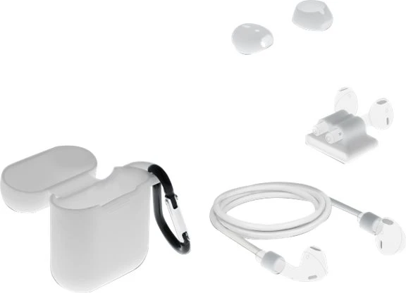 Delock Apple AirPods priedų rinkinys baltas