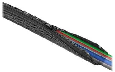 Delock pinta žarna su užtrauktuku karščiui atspari 1 mx 30 mm juoda