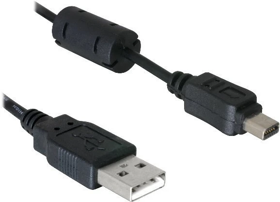 Delock KABELIS USB 2.0 MINI 12 PIN OLYMPUS 1M