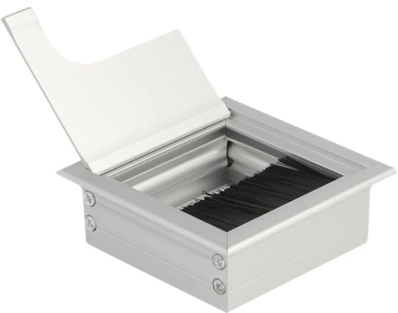 DeLOCK 66860 organizator na kable Biurko Cable grommet Sidabrinė 1 vnt.