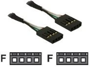 Delock USB 4 pin - USB 4 pin, 0,4 m, juoda (82426)