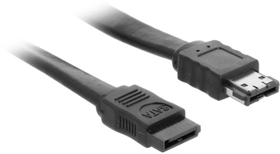 Delock Kabelis SATA 3 Gb/s gniazdo > eSATA gniazdo 1 m juoda (85810)
