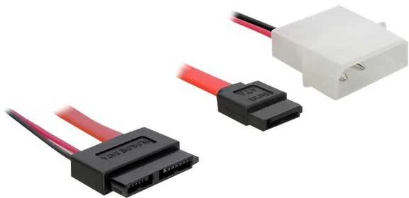 DELOCK kabelis SATA Sliml.All-in-One7+6pin 5V Bu