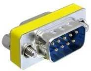 DELOCK Adapteris Gender Changer Sub-D9 male / male