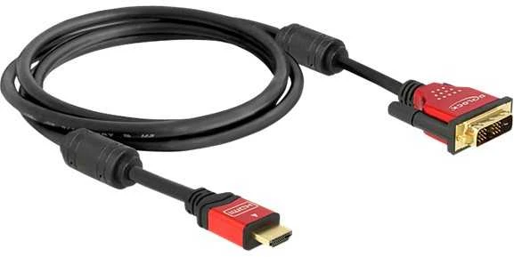 Delock High Speed HDMI laidas, HDMI A kištukas > DVI kištukas 2 m