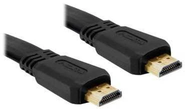 Delock Cable High Speed HDMI su Ethernet, HDMI A kištukas > HDMI A kištukas flac