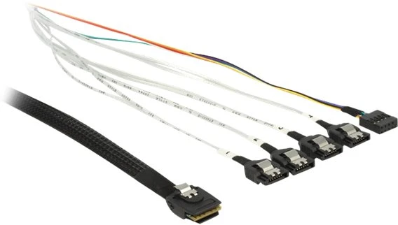 Delock 1m, Juodas (83314)