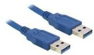 „Delock“ kabelis USB 3.0 A tipo kištukas > USB 3.0 A tipo kištukas, 0,5 m mėlynas