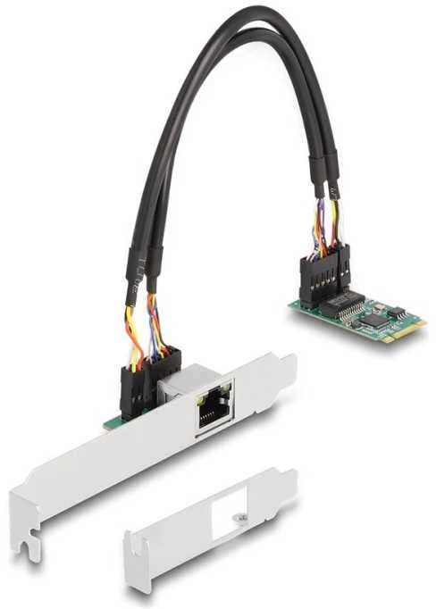 DeLOCK M.2 2,5G LAN adapteris su laidais ir laikikliu