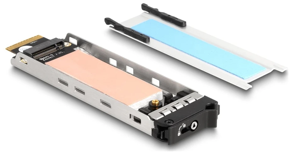 Delock mobiliojo stovo įdėklas 1 x M.2 NMVe SSD, skirtas 47028
