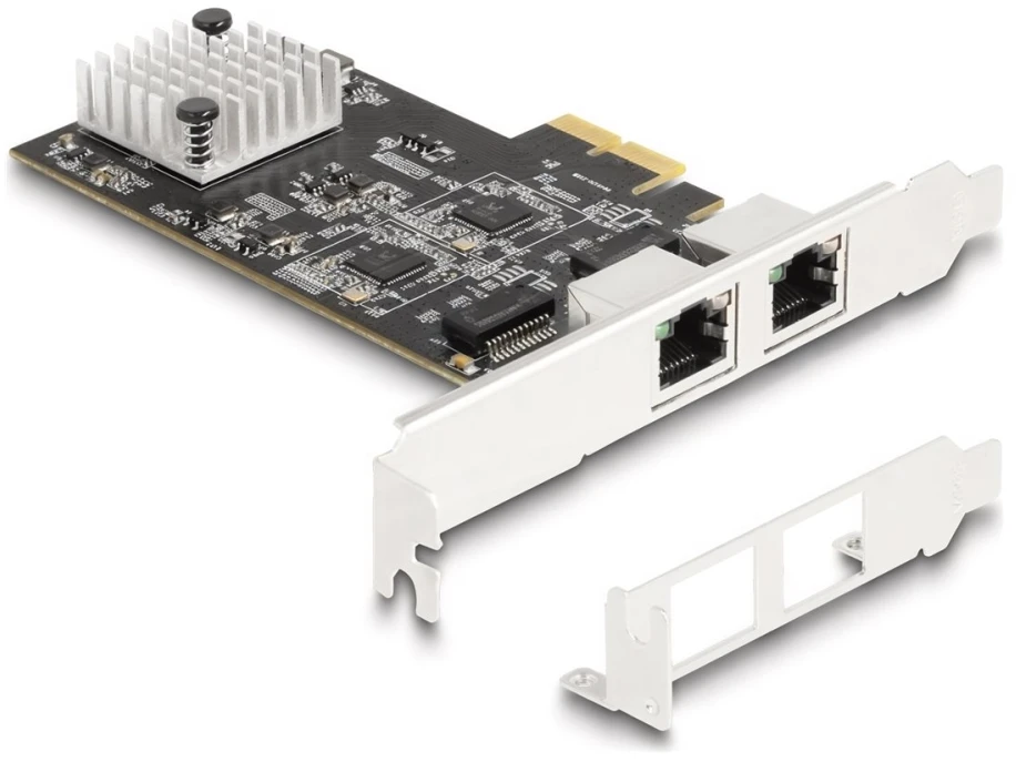DeLock PCI Express x2 Karte zu 2 x RJ45