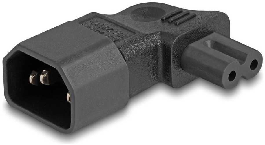 Delock DeLOCK 80473 mova / adapteris IEC 60320 C14 IEC 60320 C7 Juoda