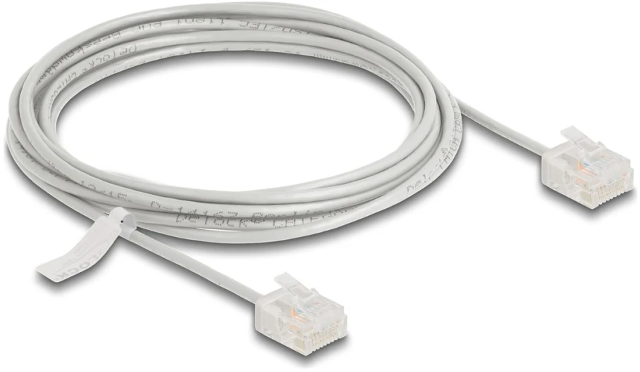 Delock Patch-kabelis RJ45 Kat. 6 UTP 3 m Pilka (80770)