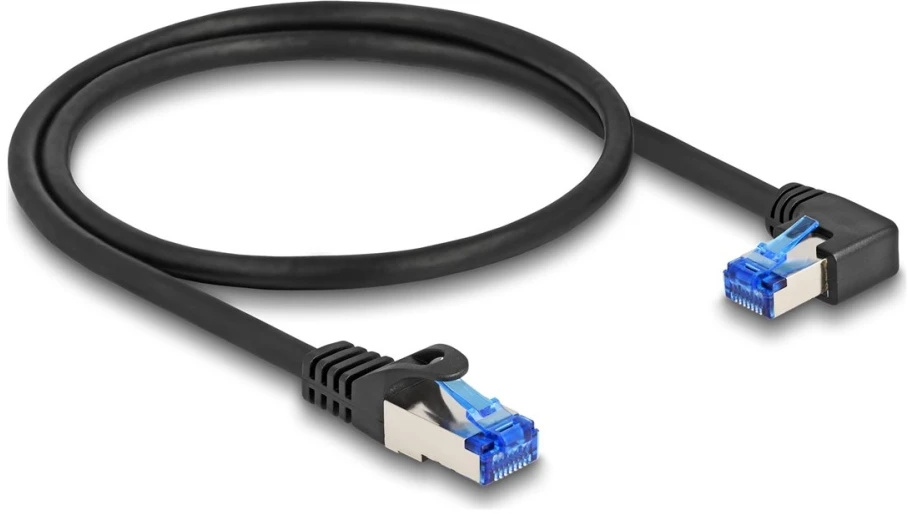 DeLOCK 80221 kabelis sieciowy Juodas 0,5 m Cat6a S/FTP (S-STP)