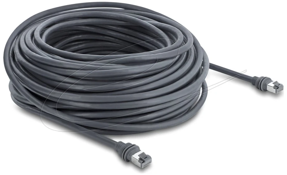 Delock Patchkabel RJ45 Cat.6 20 m Pilka (90676)