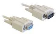 DELOCK Cable Serial Ext. SUB-D 9 1m St/Bu