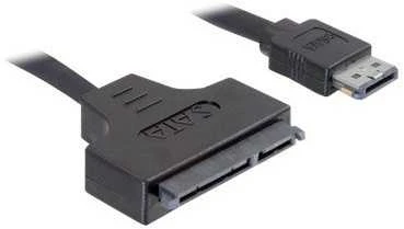 DELOCK Cable eSATAp > 22 pin SATA 2,5i / 3,5i 0,5m
