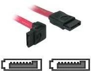 Delock SATA - SATA, 0.5m, Raudona (84220)