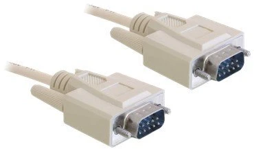 Delock Kabelis RS-232 Seriell Sub-D9 Stecker / Stecker 3 m