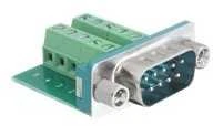 10-pin terminalo adapteris su DB-9 vyriška jungtimi
