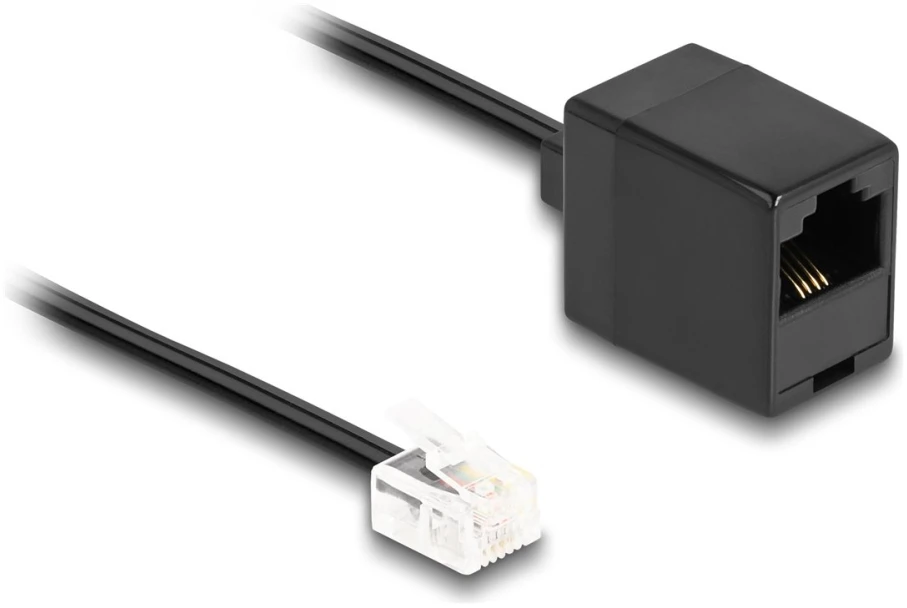 Delock Telefonkabel RJ11 Stecker zu RJ45 Buchse 3 m Juodas (88094)