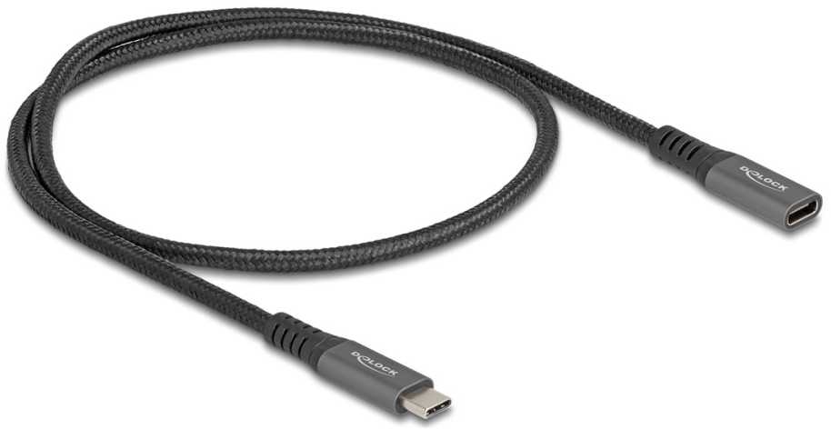 USB kabelis Delock USB-C - USB-C 0,5 m juodas (80021)