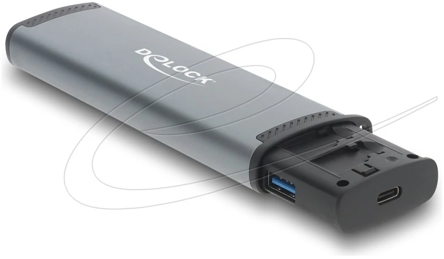 Skaitytuvas Delock DELOCK USB 5 Gbps Kartenleser mit SD und Micro SD Slot und Aufbewahrungsf�chern f�r Speicherkarten