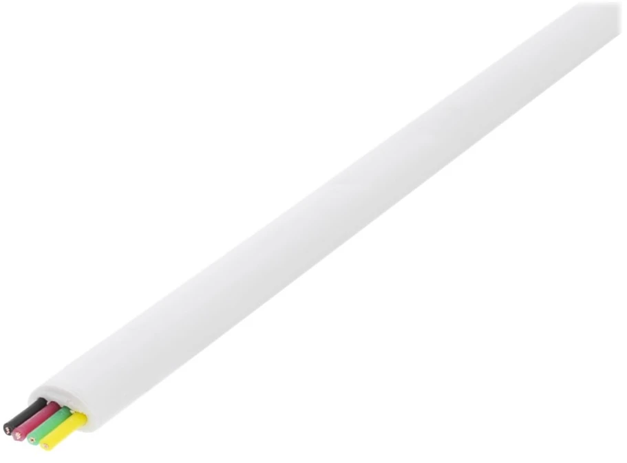 Wentronic Modulio kabelis, 6P, ritininis, 100 m DELTACO baltas / MD-15