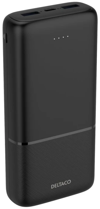 Deltaco 20 000 mAh išorinė baterija, 2x USB-A 18 W, 1x USB-C PD 20 W