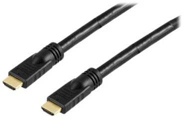 DELTACO Aktyvus HDMI kabelis, 4K, Ultra HD, HDMI Type A ha, 15m, juodas / HDMI-1150