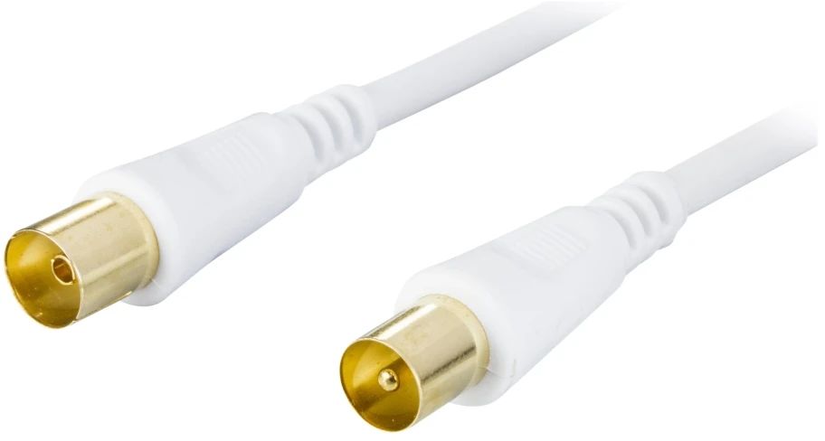 Goobay Kabelis DELTACO TV antenos, 75 Ohm, 2m, baltas / AN-102