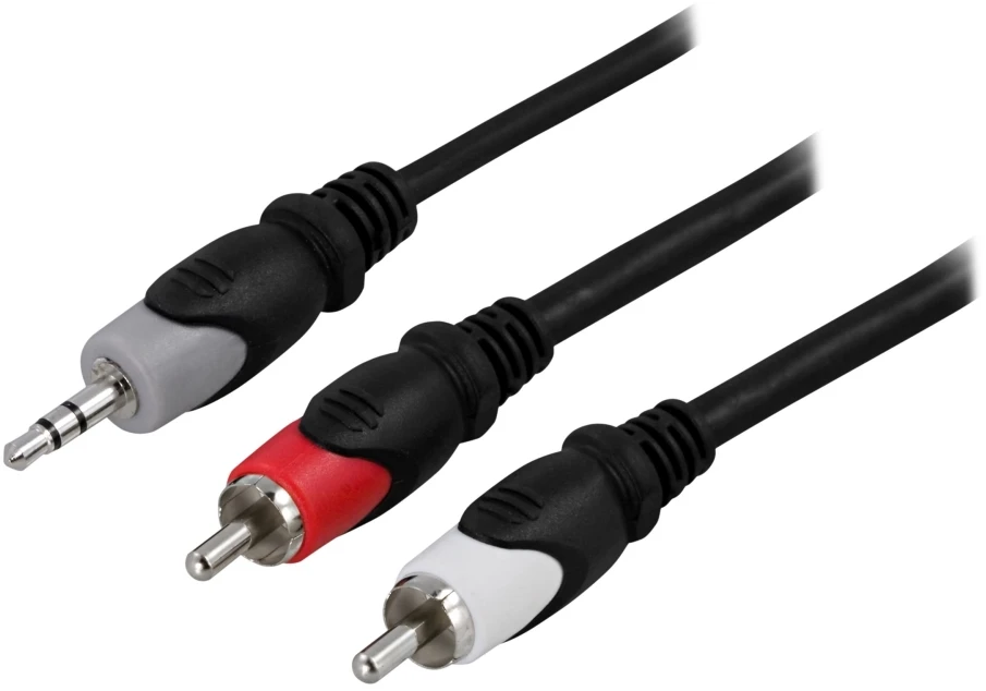 Kabelis DELTACO garso, 3.5mm-2xRCA, 3.0m / MM-141