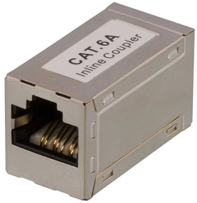 Jungtis CAT6a, FTP (ekranuota) DELTACO sidabrinė / 685-F